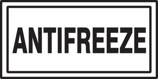 Picture of 34658 - SAFETY LABEL: ANTIFREEZE