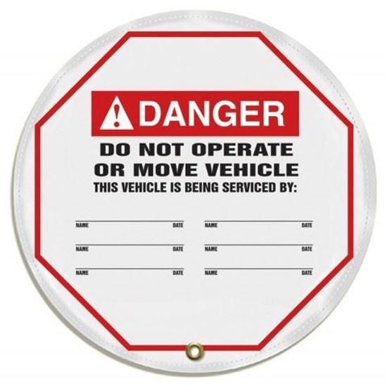 Picture of 34675 - STEERING WHEEL MESSAGE COVER: DO NOT OPERATE OR MOVE VEHICLE