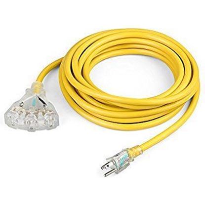 Picture of 21136 - EXTENSION CORD, 12/3 SJTW X 50' YELLOW LIGHTED