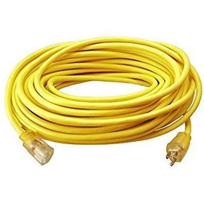 Picture of 21227 - EXTENSION CORD, 12/3 SJTW X 100' YELLOW LIGHTED