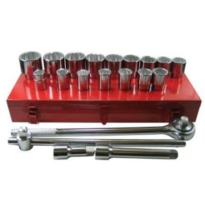 Picture of 34705 - 21 PIECE 3/4" DR. SAE SOCKET SET 12 PT